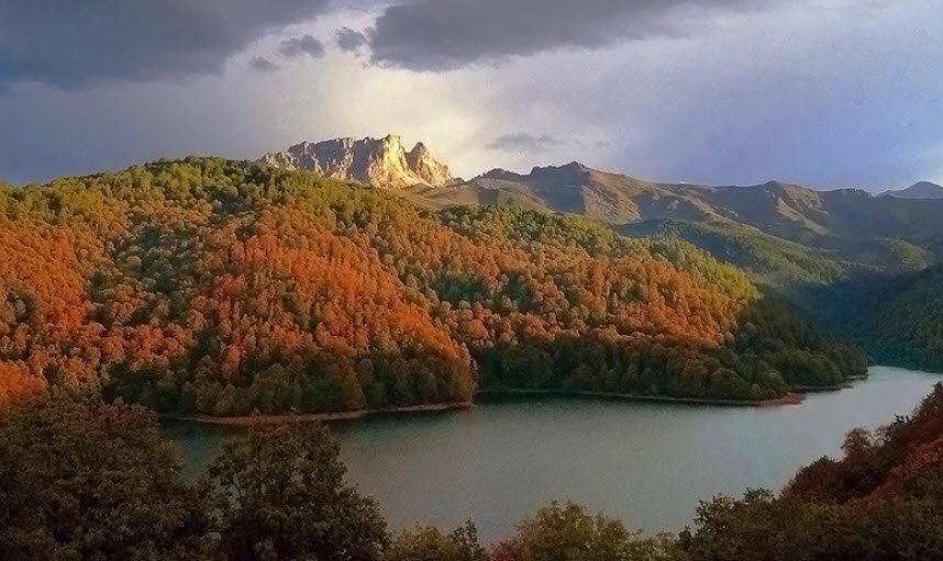 Lake Goygol (Blue Lake), Goygol National Park, Azerbaijan
